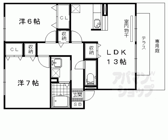 【ウィル比叡】間取