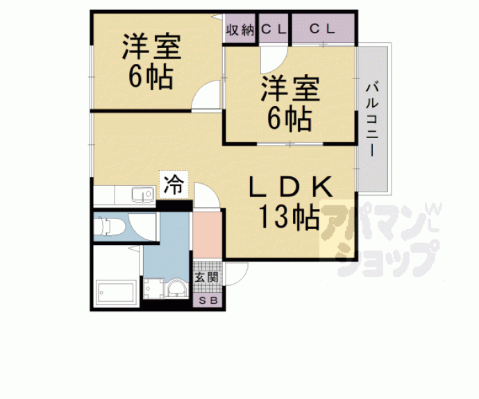 【シェソワモリタ】間取