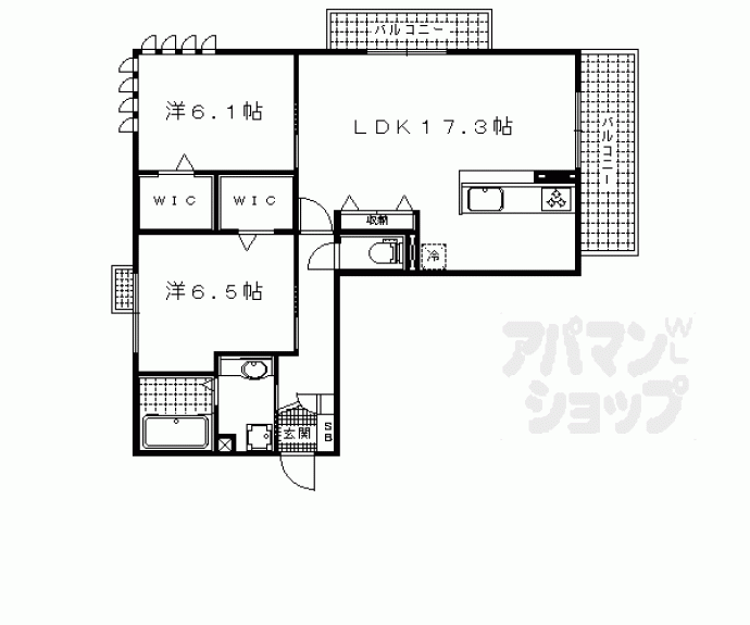 【Ｂｅｌｌｅｚｚａ大津京】間取