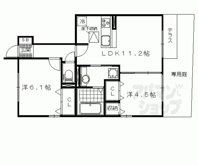【サンモールコート】間取