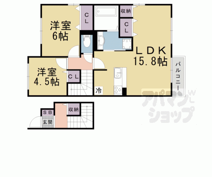 【サンモールコート】間取