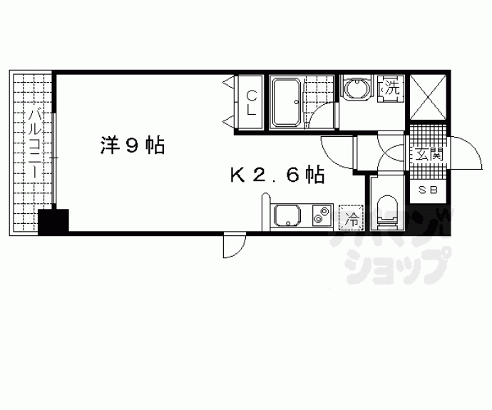 【エンゼルプラザ大津中央】間取