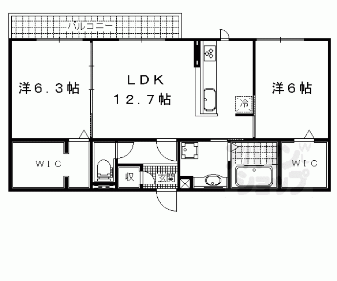 【ミッレ・エレガンツァ】間取