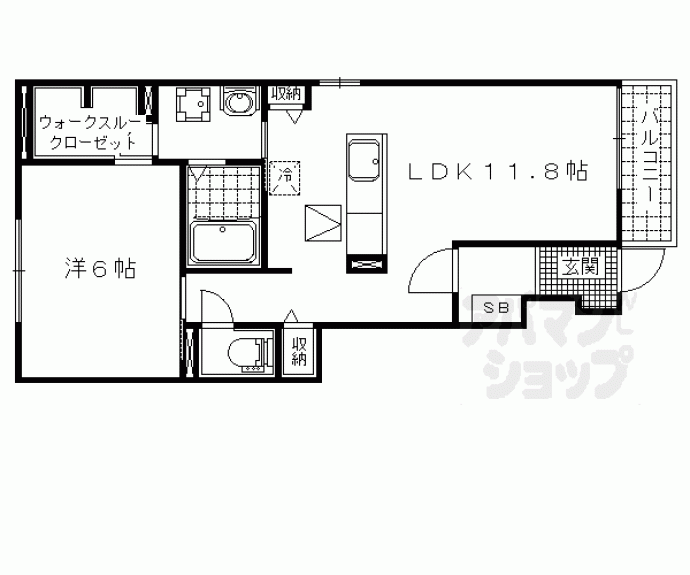 【パレス堅田】間取