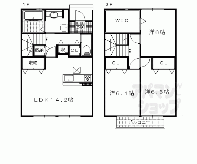 【レーヴスクエア】間取