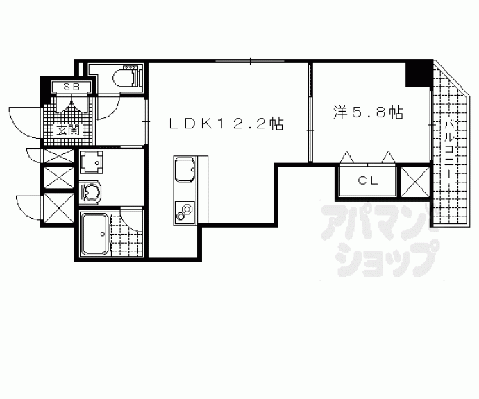 【ロイヤルレジェンド西大津】間取