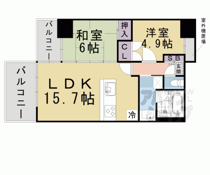 【ルネスピース大津におの浜】間取