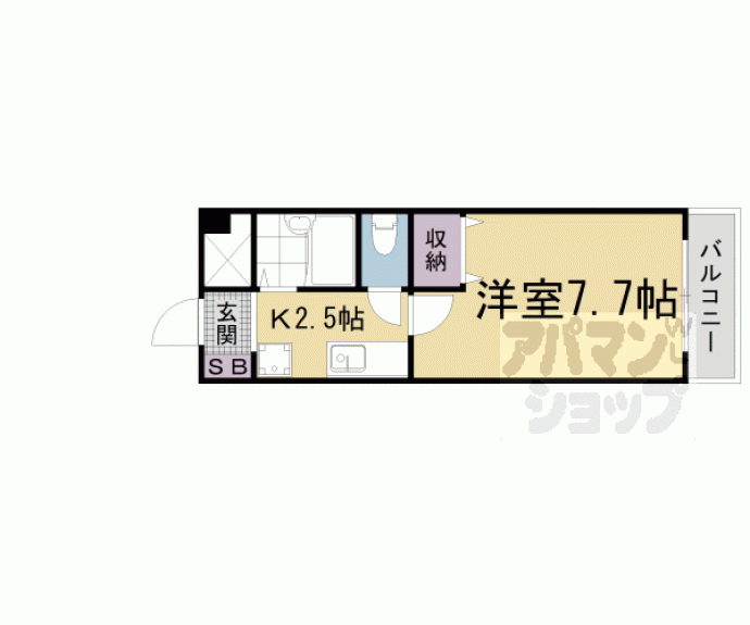 【南滋賀ヒューマンハイツ】間取