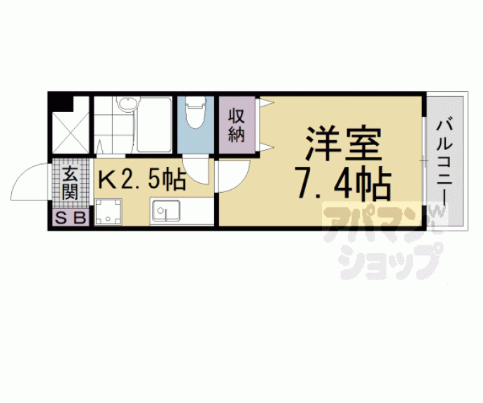 【南滋賀ヒューマンハイツ】間取