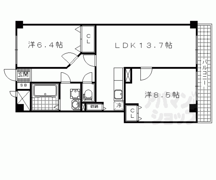 【Ｇｒａｃｅ　Ｗｏｏｄ】間取