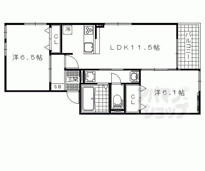 【Ｐａｌａｚｚｏ　Ｅｔｅｒｎｏ】間取