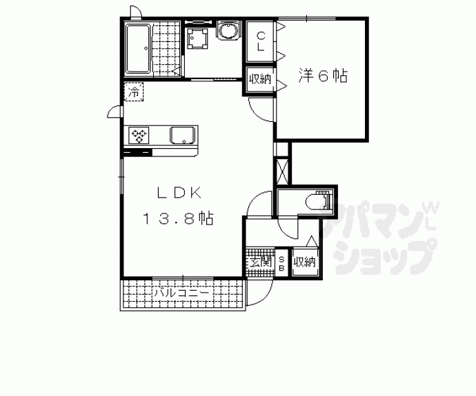 【ソレイユ追分】間取