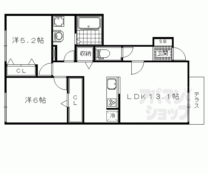 【アクシスH】間取