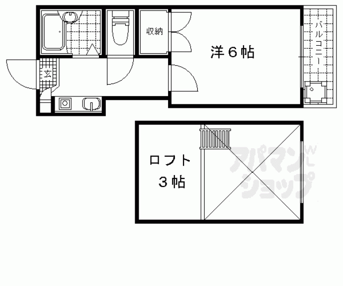 【ハイム西川ＳＥＴＡ】間取