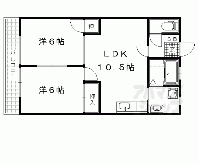 【ホワイトレーク】間取