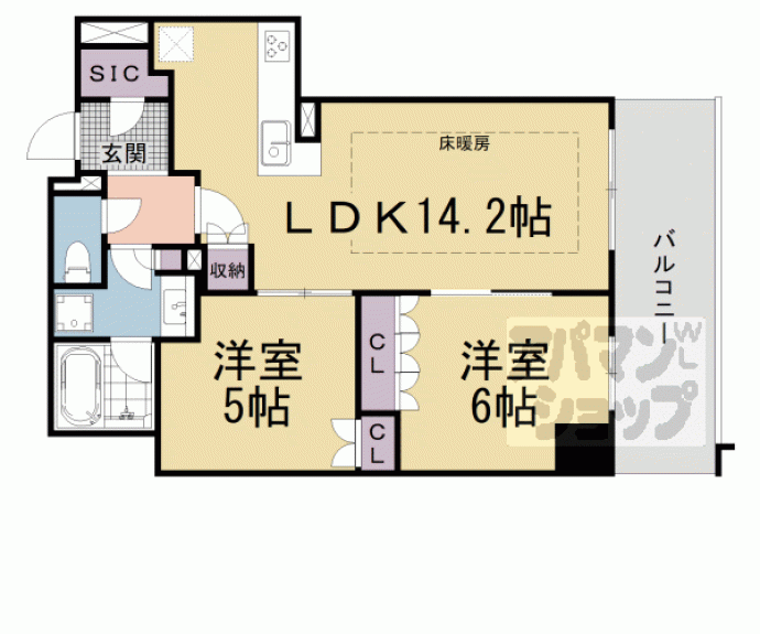 【プレミスト大津ステーションレジデンス】間取