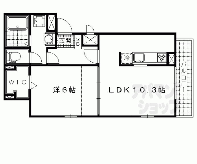 【ウィステリア唐橋】間取