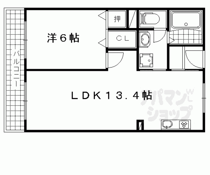 【ミシガンハウス浜大津】間取