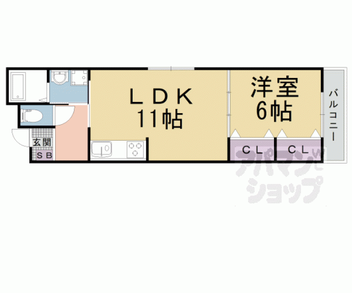 【Ｄｉｅｕ　Ｌａｃ】間取