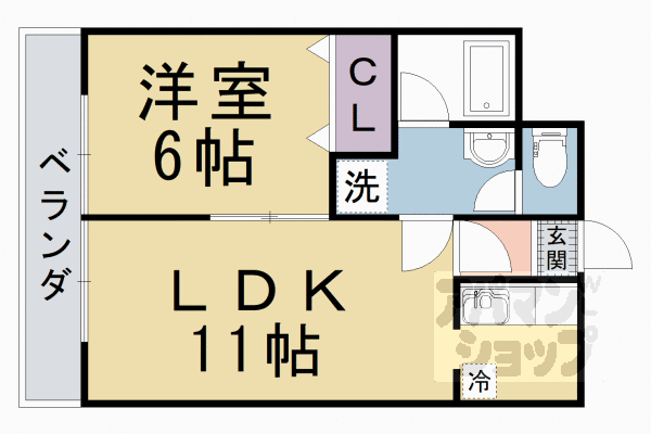 【ジュネス堅田】間取