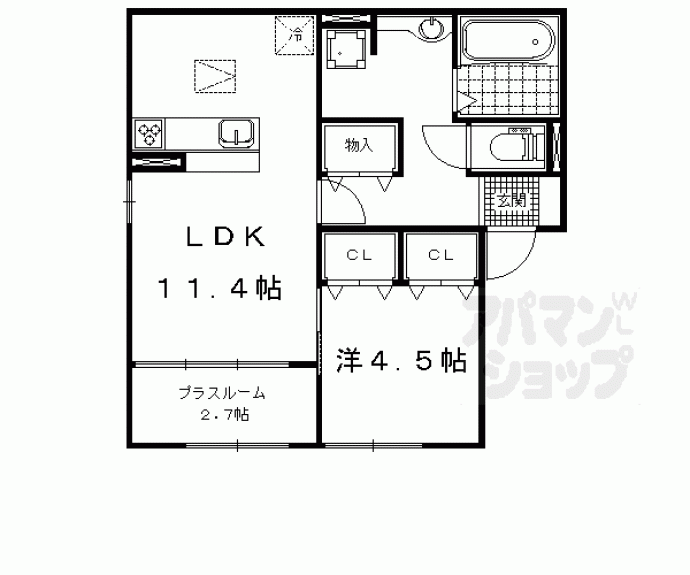 【リバーサイドパーク】間取