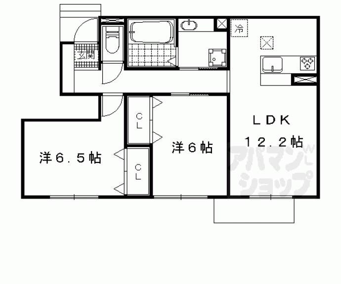 【Ｐｉｅｄｍｏｎｔ比叡】間取