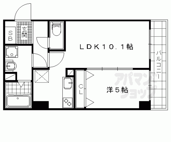 【クレアーレ大津駅前】間取