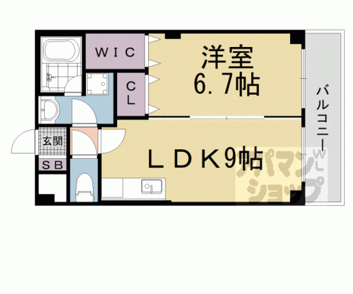 【ネオクレスト壱番館】間取