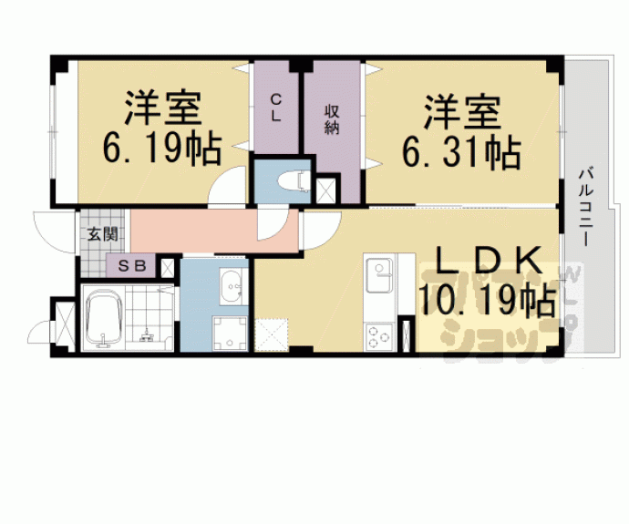 【Ｖｅｎｔｏ　Ｌｕｃｅ】間取