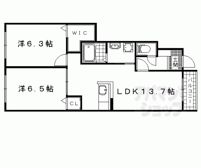 【グランドゥール楓】間取