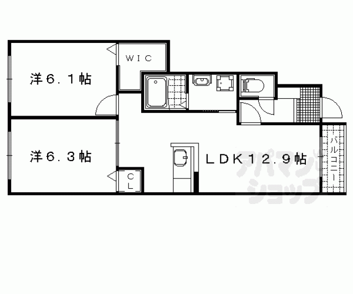 【グランドゥール楓】間取