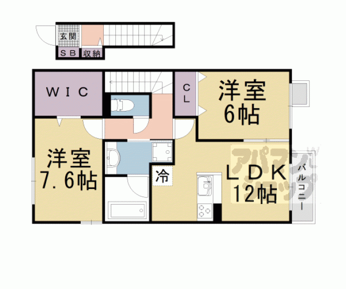 【ディアコート】間取