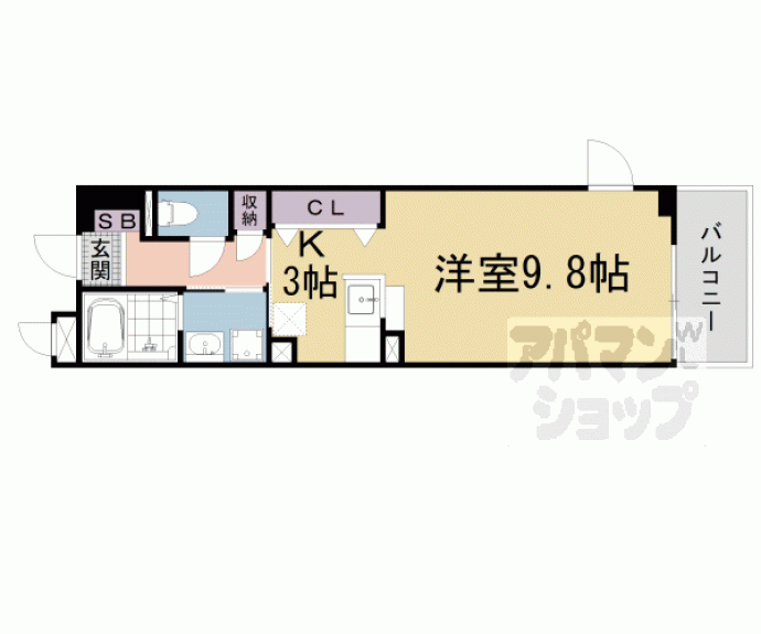 【グランデ・カーサ・ケイ】間取