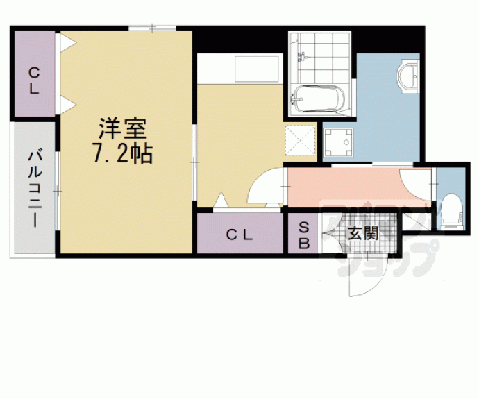 【アルモニー琵琶湖】間取