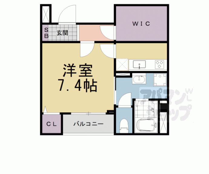 【アルモニー琵琶湖】間取