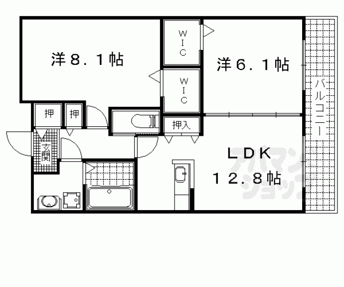 【メゾン ル・クプル】間取