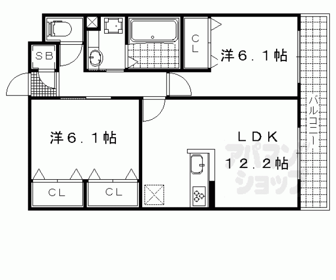 【フリーデＳＴＡ】間取