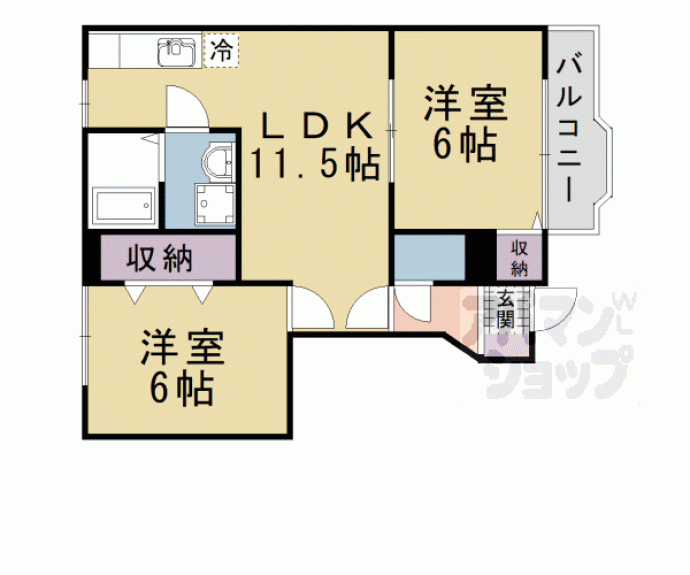 【フォレスタ千丈】間取