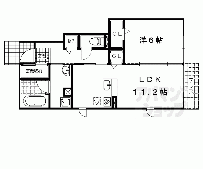 【シャルムＴＡＫＡＳＡＧＯⅡ】間取