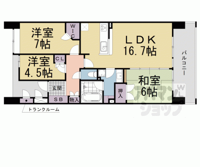 【ヴィーナススクエア】間取