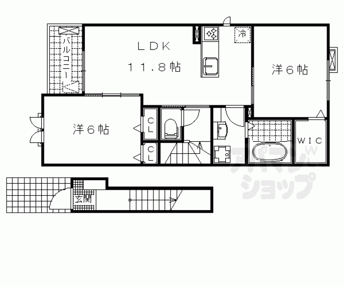 【ＢＥＬＬＥ・ＣＡＳＡ　Ｂ】間取