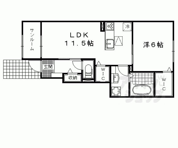 【ＢＥＬＬＥ・ＣＡＳＡ　Ｂ】間取