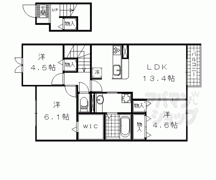 【D-room琵琶】間取