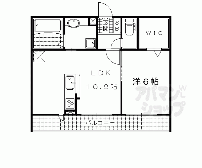 【ＣＩＴＹ　ＦＬＡＴＳ　ＫＩＴＥＮＯ】間取