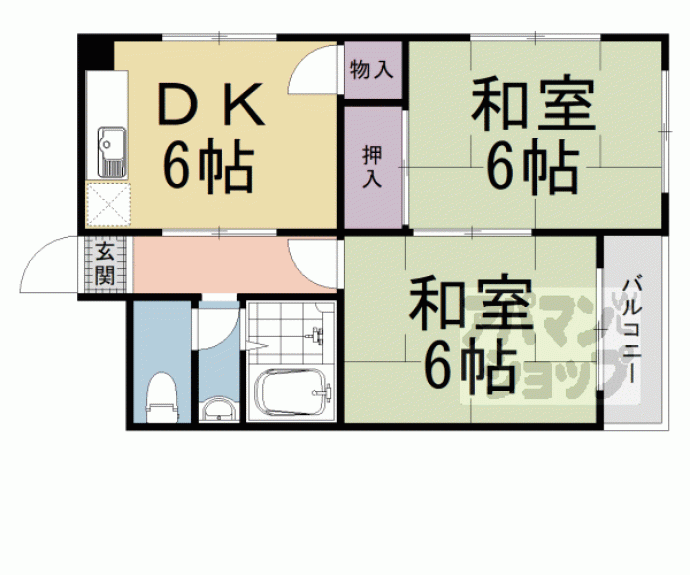 【パークテラス瀬田】間取