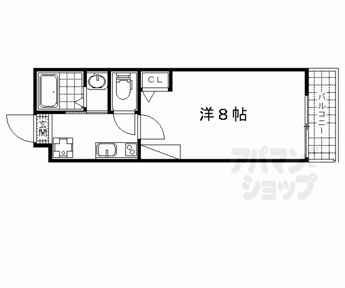 【アークリード大津京】間取