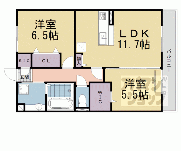 【Ｎｏｒｔｈ　Ｃｏａｓｔ】間取