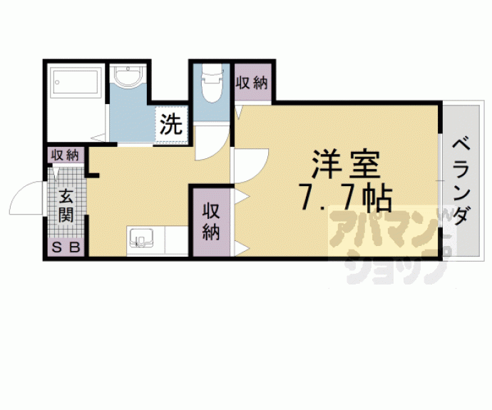 【西大津ＩＳ　Ⅱ】間取