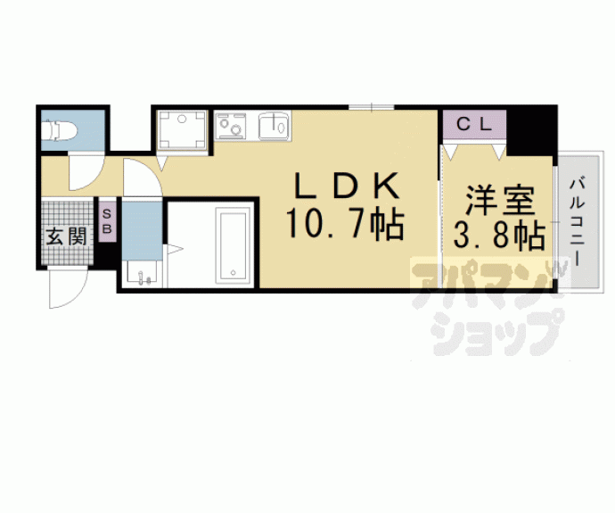【コージーコート石山】間取