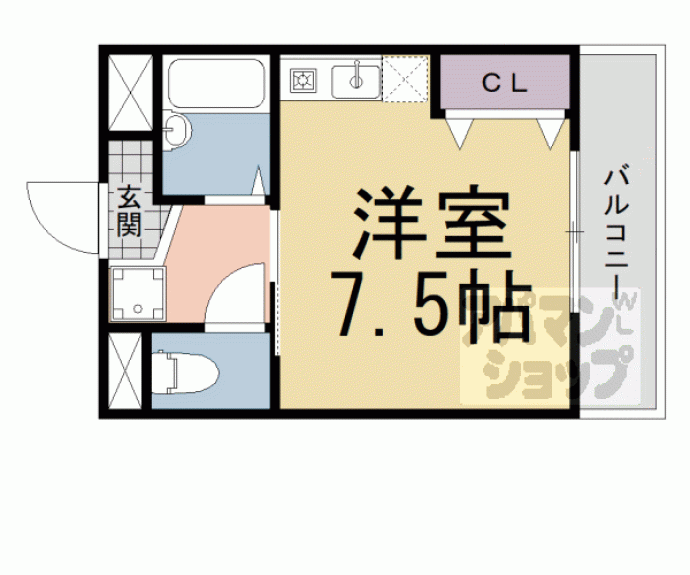 【倶楽部ハウスK】間取